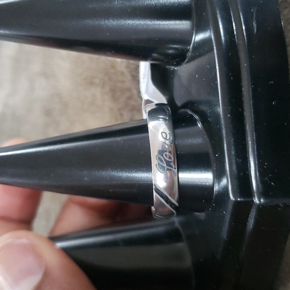 1 Pcs His And Her Titanium Steel Heart Shape Ring Love Jewelry Size 6/9/10/11 - Picture 5 of 8